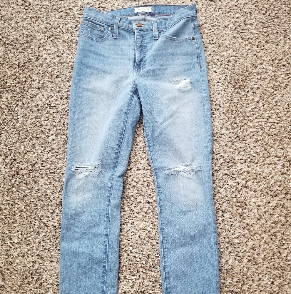 Madewell Distressed Skinny Jeans